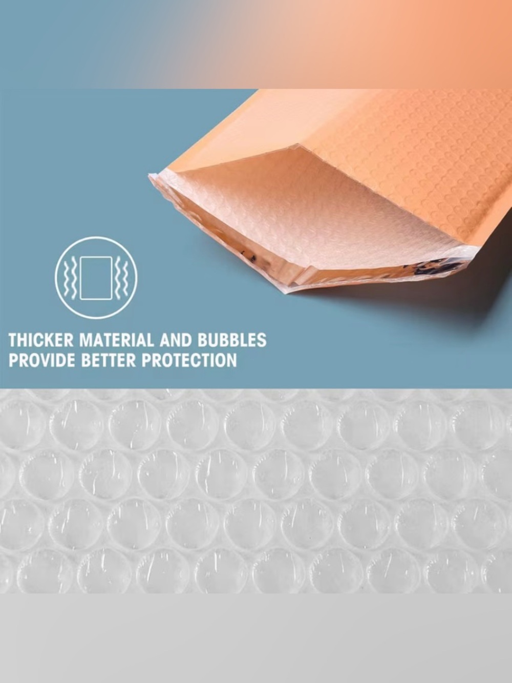 10x6 Bubble Mailers - 20 count - Picture 2 of 4